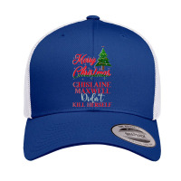 Merry Christmas, Ghislaine Maxwell Didn_t Kill Herself Retro Trucker Cap | Artistshot