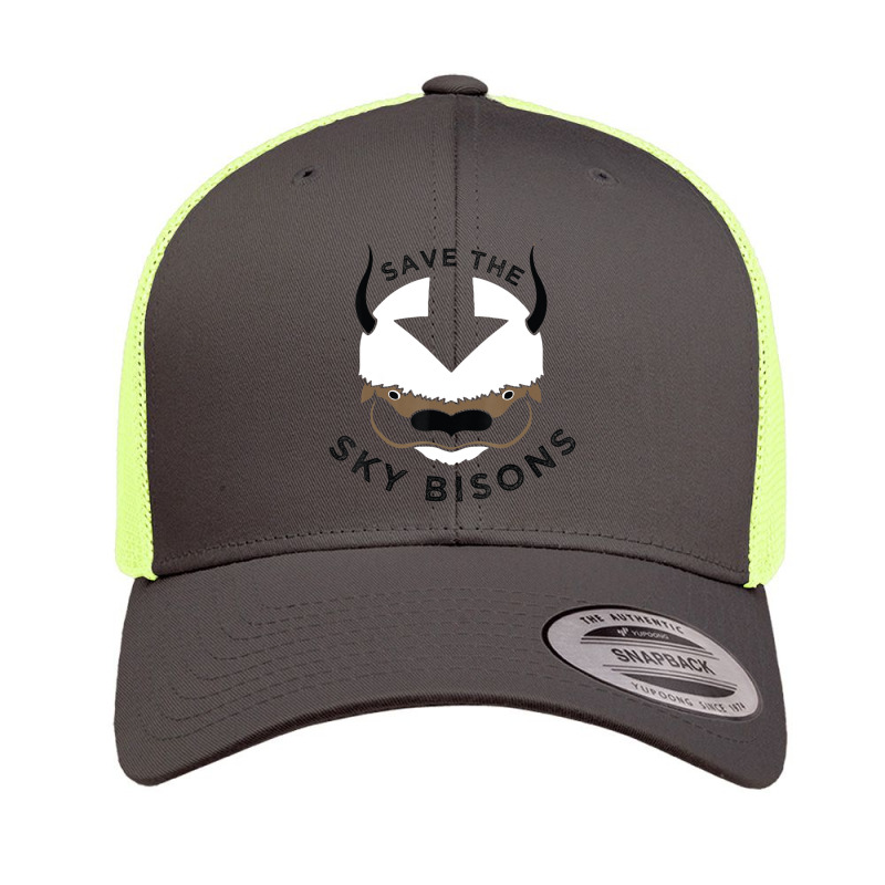 Save The Sky Bisons With Sky Bison Head Retro Trucker Cap by cm-arts | Artistshot