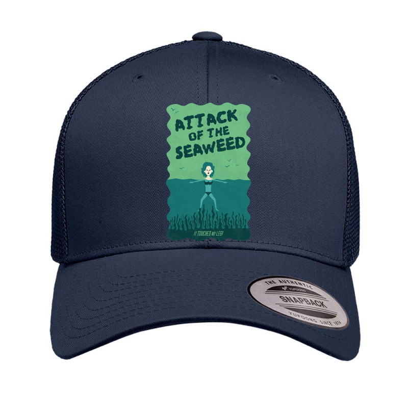 Attack Of The Seaweed Retro Trucker Cap by Kanjolen689 | Artistshot