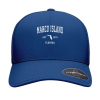 Marco Island Florida Fl Vintage Athletic Sports Design T Shirt Seamless Cap | Artistshot