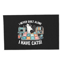 I Never Quilt Alone I Have Cats Dornier Rug | Artistshot