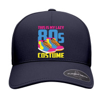 Retro 80s Lover Theme Party Lazy Costume Funny 80s Seamless Cap | Artistshot