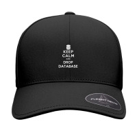 Keep Calm And Drop Database Seamless Cap | Artistshot