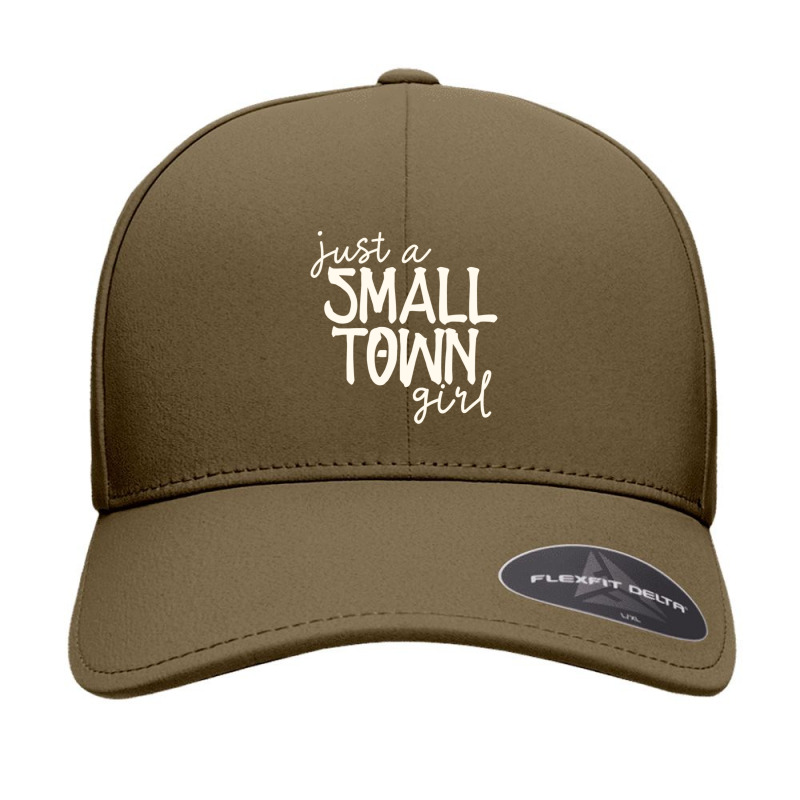 Just A Small Town Girl Casual Country Womens Chic Seamless Cap by cm-arts | Artistshot