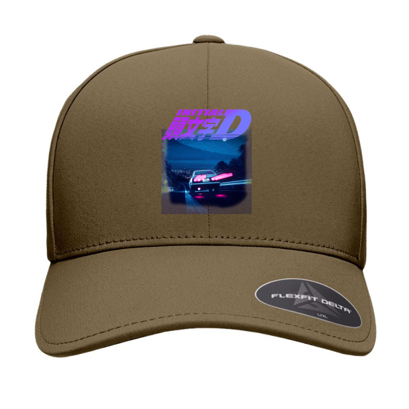 Initial D Neon Ae86 Seamless Cap by cm-arts | Artistshot