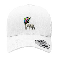 Elephant Playing A Musical Instrument Yupoong Trucker Cap | Artistshot