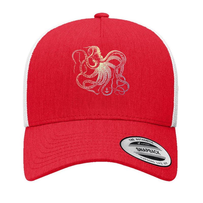 Octopus Cool Vintage Marine Biologist Ocean Sea Life 3 Yupoong Trucker Cap | Artistshot