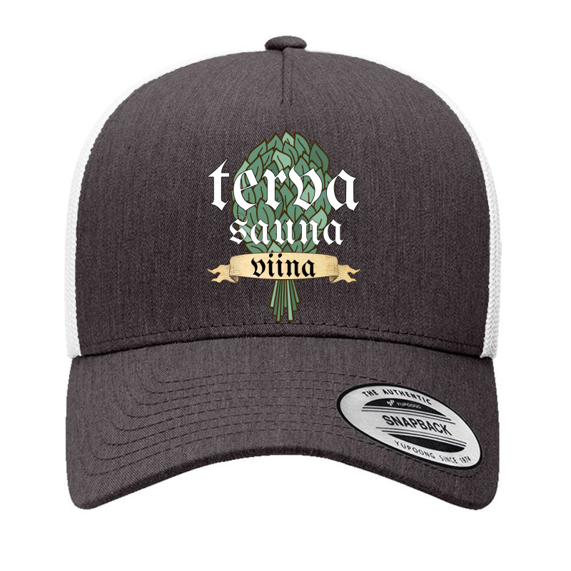 Terva Sauna Viina Yupoong Trucker Cap by STEVEHICKS | Artistshot