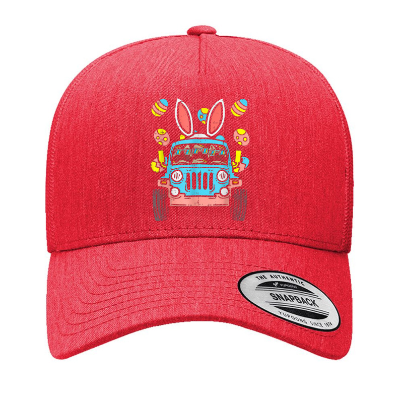 Bunny Ears Eggs Easter Yupoong Trucker Cap by cm-arts | Artistshot