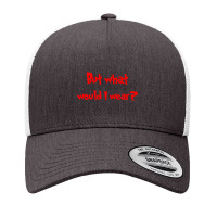 Grinch's Wardrobe Dilemma Yupoong Trucker Cap | Artistshot