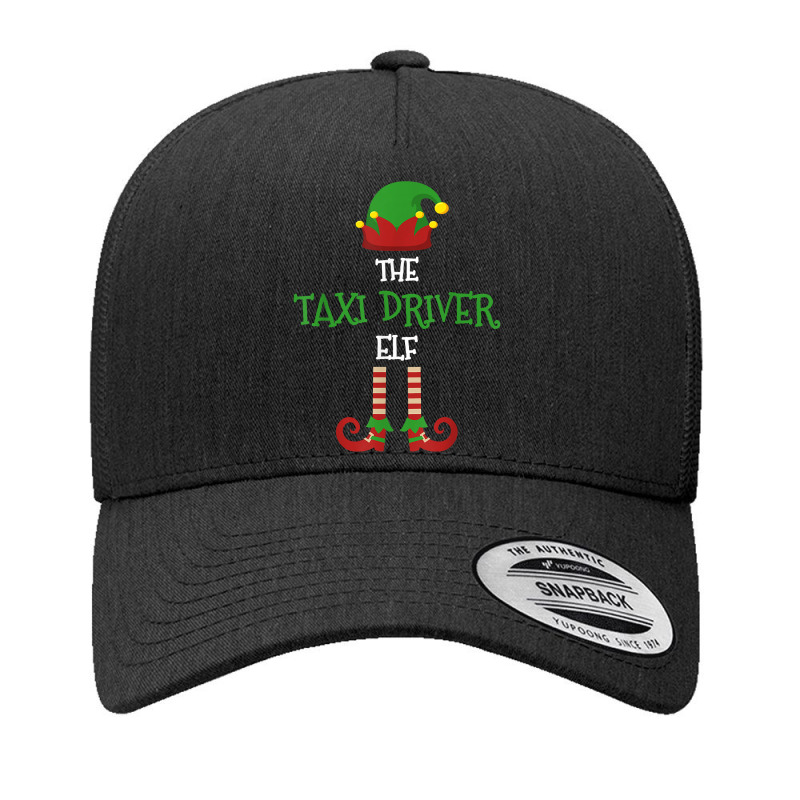 Taxi Driver Elf Family Matching Group Pajama Xmas Funny T Shirt Yupoong Trucker Cap by cm-arts | Artistshot