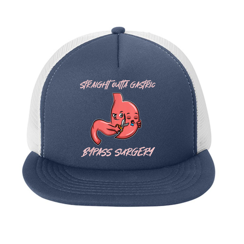 Straight Outta Gastric Bypass Surgery Recovery Foam Snapback Hat | Artistshot