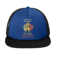 Retro Vintage Love Jesus Faith God Christ Pastor Christian Foam Snapback Hat | Artistshot