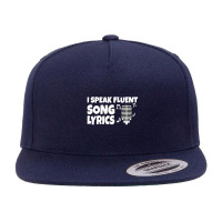 I Speak Fluent Song Lyrics Singer Songwriter 5 Panel Snapback Cap | Artistshot