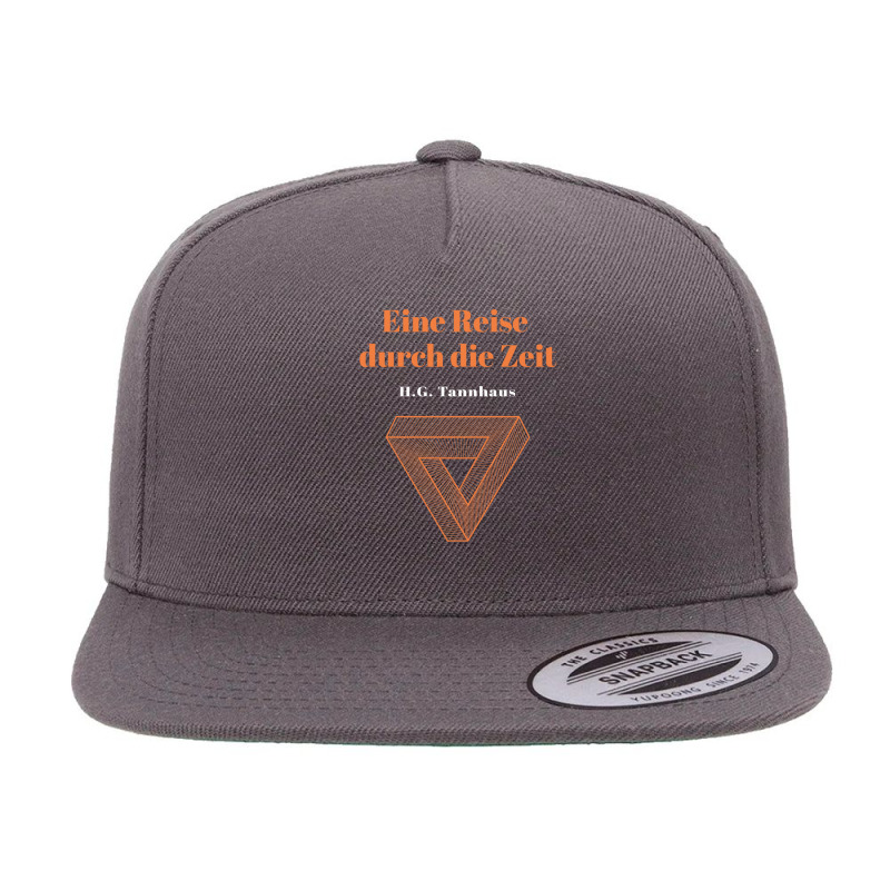 Eine Reise Durch Die Zeit - H.g. Tannhaus Dark 5 Panel Snapback Cap | Artistshot