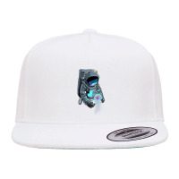 Space Jelly Fish Astronaut Science Galaxy Spaceman Cosmonaut 5 Panel Snapback Cap | Artistshot