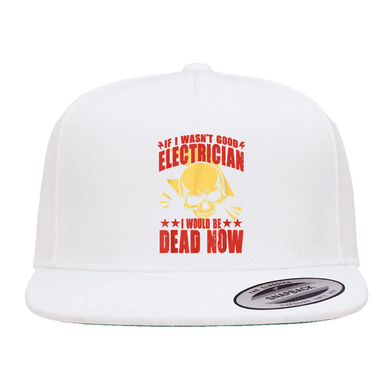 Funny Lineman Electronics Electrical Technician Electrician T Shirt 5 panel snapback cap by cm-arts | Artistshot