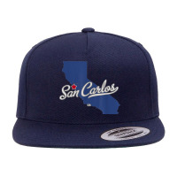 San Carlos California San Diego Ca Map 5 Panel Snapback Cap | Artistshot