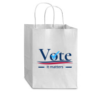 Vote It Matters Cub Paper Bag - 8 X 4 1/2 X 10 1/4 | Artistshot