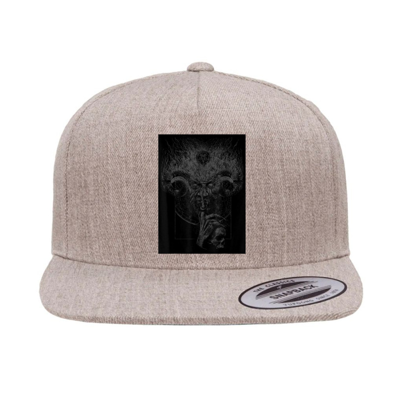 Gothic Occult Dark Satanic Unholy Witchcraft Grunge Emo Goth T Shirt 5 panel snapback cap by cm-arts | Artistshot