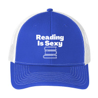 Reading Is Sexy Funny Simple Text Design Pa Trucker Cap | Artistshot