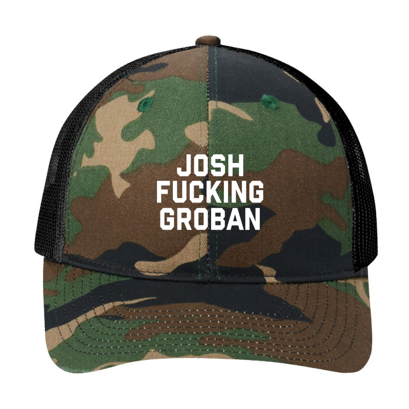 Men_s Josh Fucking Groban T-shirt Pa Trucker Cap by cm-arts | Artistshot