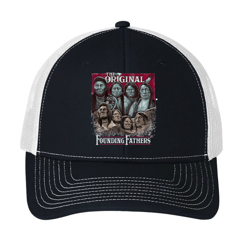 The Original Founding Fathers Mount Rushmore  Native American Indian C Pa Trucker Cap | Artistshot