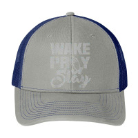 Wake Pray Slay Rhinestone Funny Christian For Birthday Girl Pa Trucker Cap | Artistshot