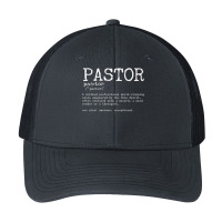 Pastor Definition Empowered By Holy Spirit   Church Preacher Premium T Pa Trucker Cap | Artistshot