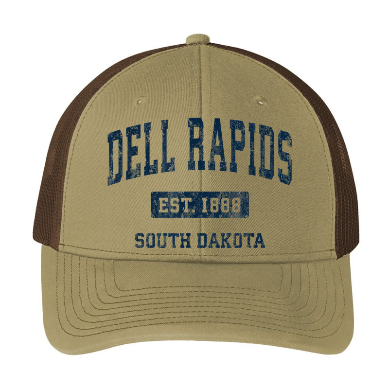 Dell Rapids South Dakota Sd Vintage Athletic Sports Design Pa Trucker Cap | Artistshot