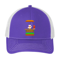 Burger Time Retro 80's Arcade Game Design Pa Trucker Cap | Artistshot