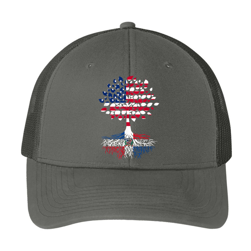 American Flag With Dominican Republic Pa Trucker Cap by pennyWelborn | Artistshot