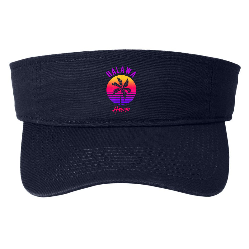 Halawa, Hawaii  Cool Retro Sunset Of Halawa, Hi T Shirt Fashion Visor by spizerrleppleq | Artistshot