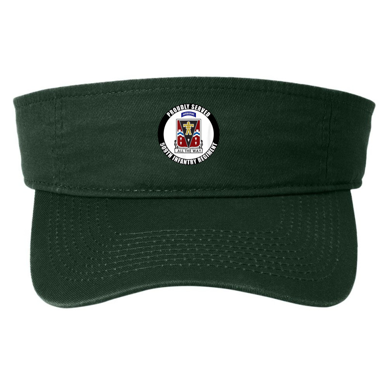 Proudly Served 509th Infantry Regiment Airborne Army Veteran T Shirt Fashion Visor by cm-arts | Artistshot