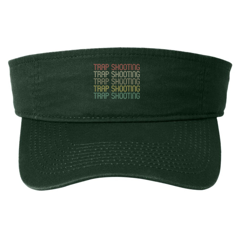 Retro Style Trap Shooting Design Fashion Visor | Artistshot