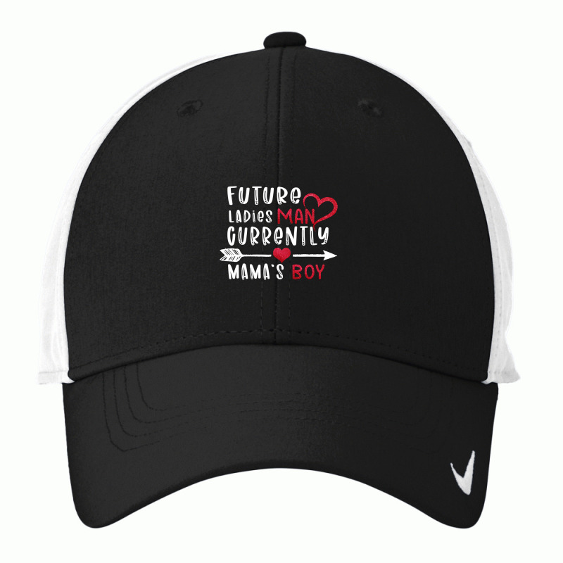 Boy Valentine  A Future Ladies Man Current Mama S Boy Nike Dri-fit Cap | Artistshot