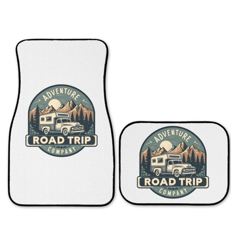 Adventure Road Trip Company Full Set Car Mats | Artistshot