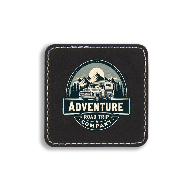 Road Trip Company Square Leatherette Patch | Artistshot