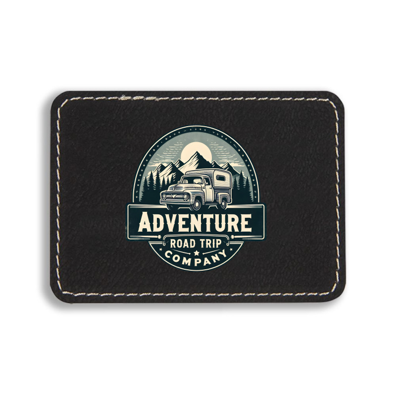 Road Trip Company Rectangle  Leatherette Patch | Artistshot