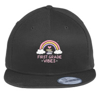 First Grade Vibes Flat Bill Snapback Cap | Artistshot