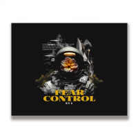 Astronaut Fear Control Metal Print Horizontal | Artistshot