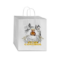 Astronaut Fear Control Star Paper Bag - 13 X 7 X 13 | Artistshot