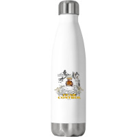 Astronaut Fear Control Stainless Steel Water Bottle | Artistshot