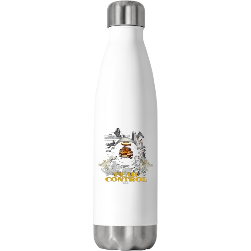 Astronaut Fear Control Stainless Steel Water Bottle | Artistshot