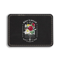 Believe In Yourself Rectangle  Leatherette Patch | Artistshot