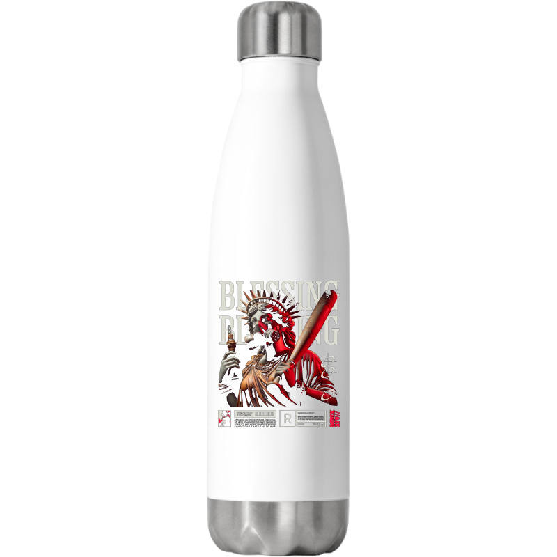 Blessing God Stainless Steel Water Bottle | Artistshot