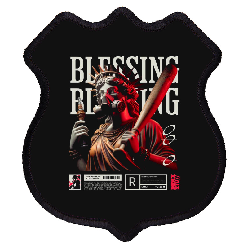 Blessing God Shield Patch | Artistshot