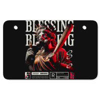 Blessing God Atv License Plate | Artistshot