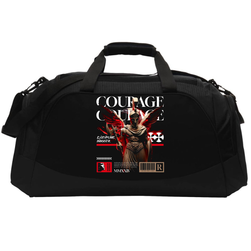 Courage And Discipline Warrior Active Duffel | Artistshot