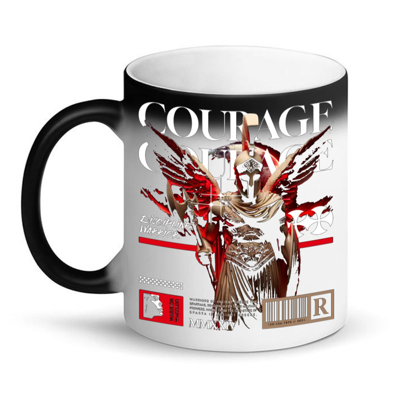 Courage And Discipline Warrior Magic Mug | Artistshot